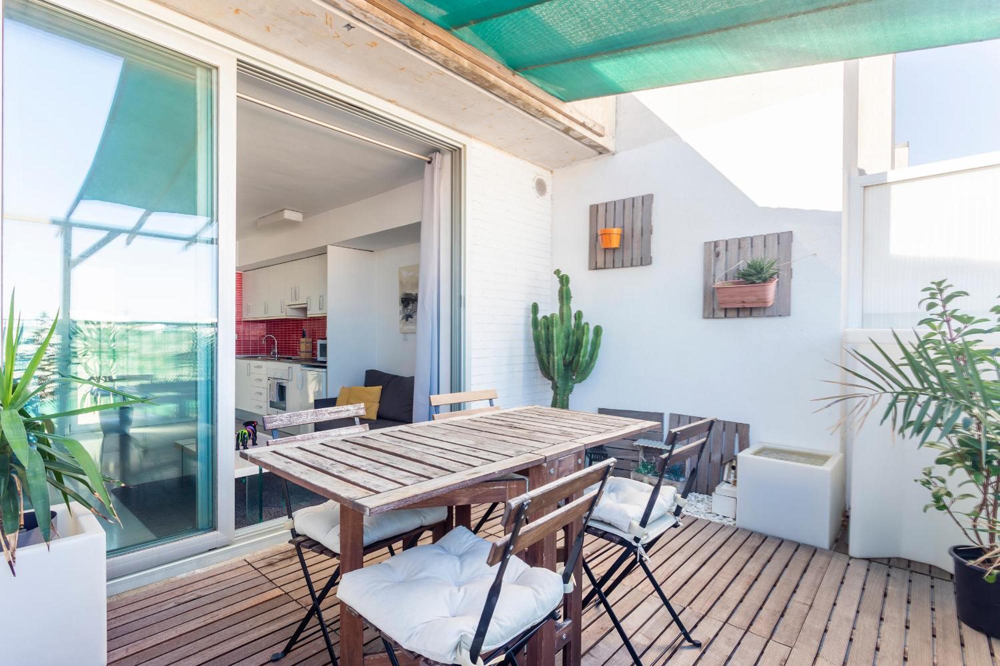 Pintor, Lovely Phenthouse With Amazing Terrace * Valence